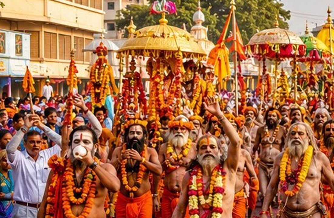 Amrit Snan VIP Package — Kumbh Mela Akhara procession, sacred bathing & Godavari aarti Nashik 2027